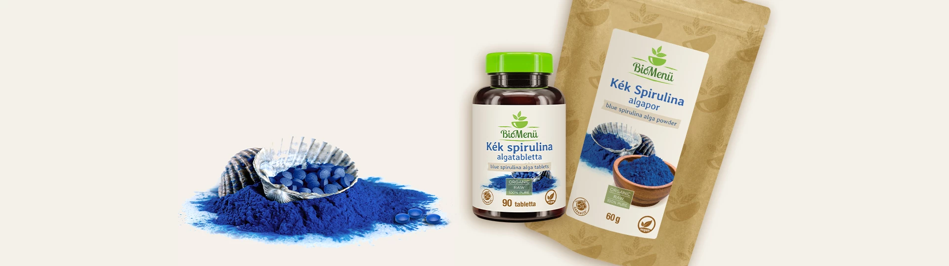 Strahlend blaue Spirulina! Reich an kraftvollen Antioxidantien für natürliche Vitalität und Unterstützung des Körpers