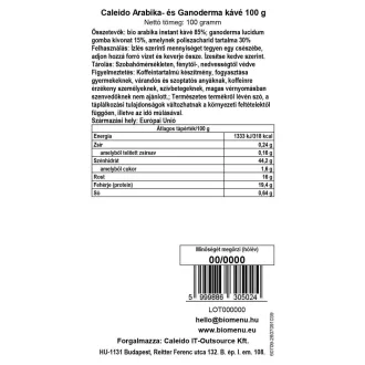 Caleido Arabica- und Ganoderma-Kaffee 100 g Produktbild