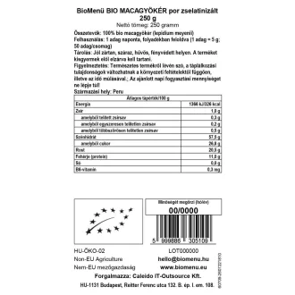 BioMenü Bio Maca-Wurzel-Pulver geliert 250 g Produktbild