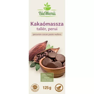 BioMenü Bio Kakaomasse Taler peruanisch 125 g Produktbild