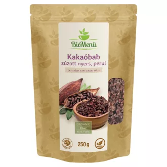 BioMenü Bio Kakaobohnen zerkleinert roh peruanisch 250 g Produktbild