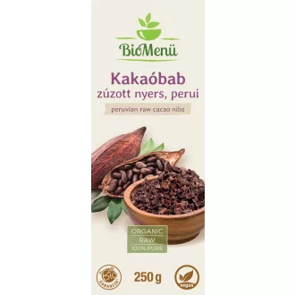 BioMenü Bio Kakaobohnen zerkleinert roh peruanisch 250 g Produktbild
