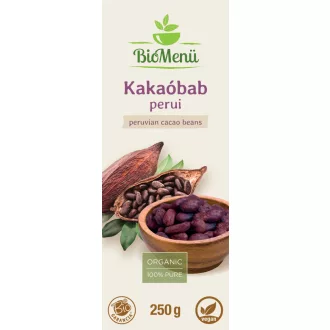 BioMenü Bio Kakaobohnen peruanisch 250 g Produktbild