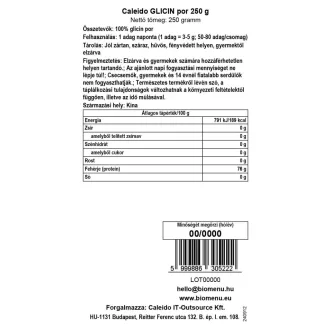 Caleido Glycinpulver 250 g Produktbild