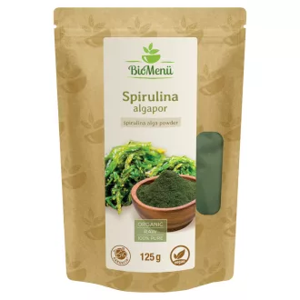 BioMenü Bio SPIRULINA ALGE pulver 125 g Produktbild