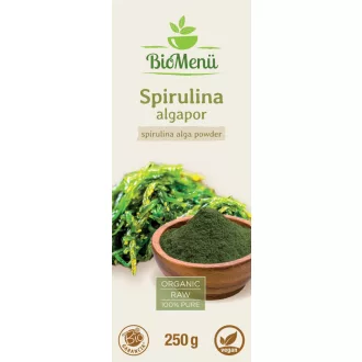 BioMenü Bio SPIRULINA ALGE pulver 250 g Produktbild