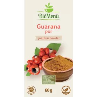 BioMenü Bio GUARANA pulver 60 g Produktbild
