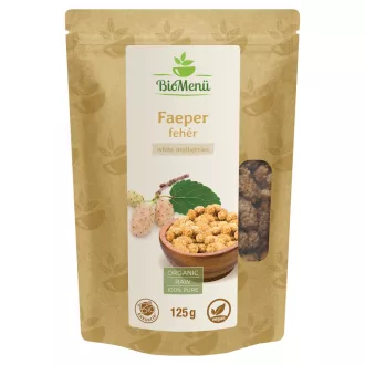 BioMenü Bio Maulbeeren weiß 125 g Produktbild