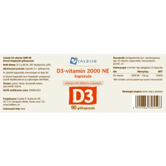 Caleido Vitamin D3 2000 IE Kapseln 90 Stk Produktbild