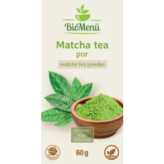 BioMenü Bio Matcha-Tee Pulver 60 g Produktbild