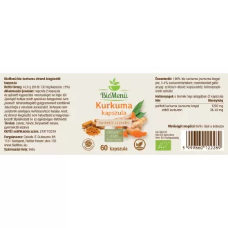 BioMenü Bio Kurkuma Kapseln 60 Stk Produktbild