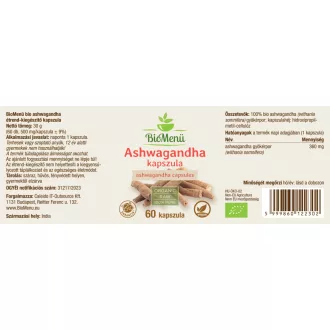 BioMenü Bio Ashwagandha-Kapseln 60 Stk Produktbild