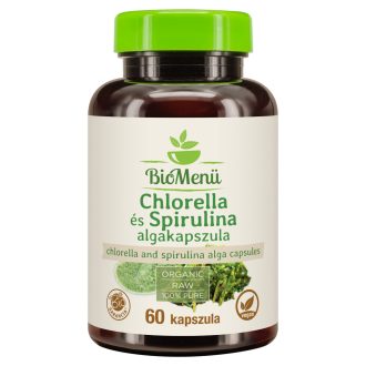 BioMenü Bio Chlorella- und Spirulina-Algen-Kapseln 60 Stk Produktbild