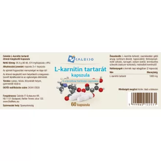 Caleido L-Carnitin-Tartrat Kapseln 60 Stk Produktbild