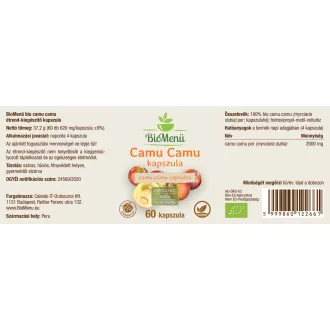 BioMenü BIO CAMU CAMU kapszula 60 db termékkép