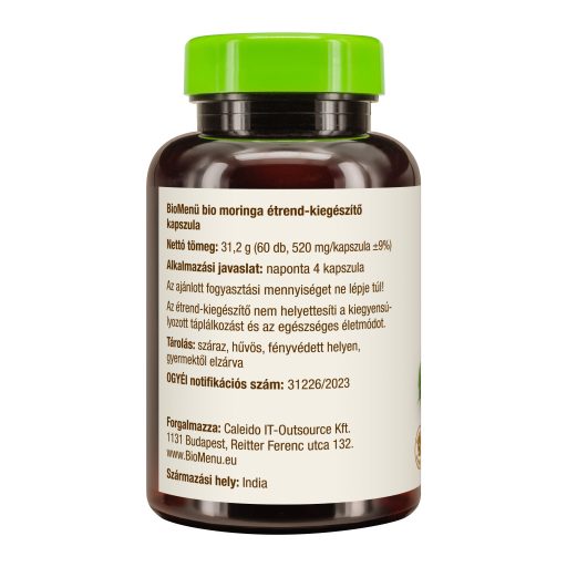 BioMenü Bio Moringa Kapseln 60 Stk