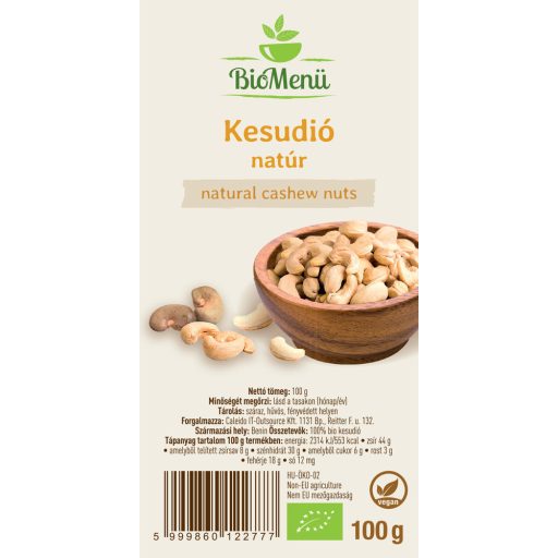 BioMenü BIO KESUDIÓ 100 g KÖZEL A LEJÁRAT DÁTUMÁHOZ