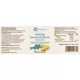Caleido Fischölkonzentrat Gelkapseln 60 Stk Produktbild