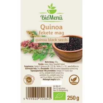   BioMenü Bio QUINOA schwarze samen 250 g NAHE AM VERFALLSDATUM