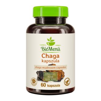 BioMenü Bio Chaga-Pilzkapseln 60 Stk Produktbild