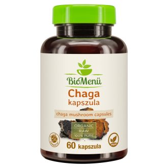 BioMenü Bio Chaga-Pilzkapseln 60 Stk Produktbild