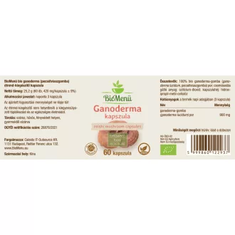 BioMenü Bio Ganoderma-Pilzkapseln 60 Stk Produktbild