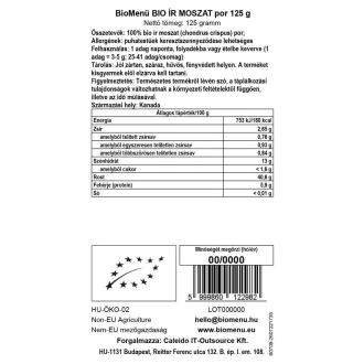 BioMenü Bio Knorpeltang-Pulver 125 g Produktbild