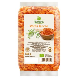 BioMenü Bio rote Linsen 500 g Produktbild