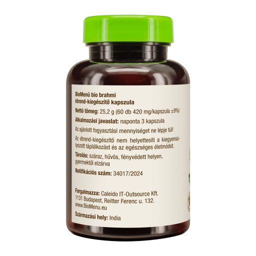 BioMenü Bio Brahmi Kapseln 60 Stk