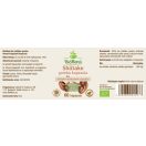 BioMenü Bio Shiitake Kapseln 60 Stk Etikett