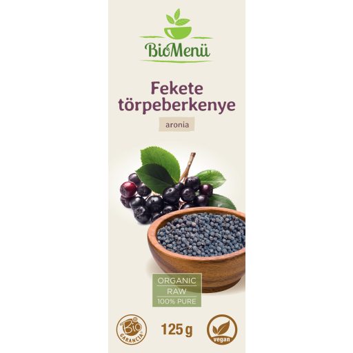 BioMenü Bio Aronia 125 g Etikett