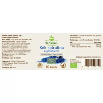 BioMenü Bio Blaue Spirulina Algen Tabletten 90 Stk Produktbild