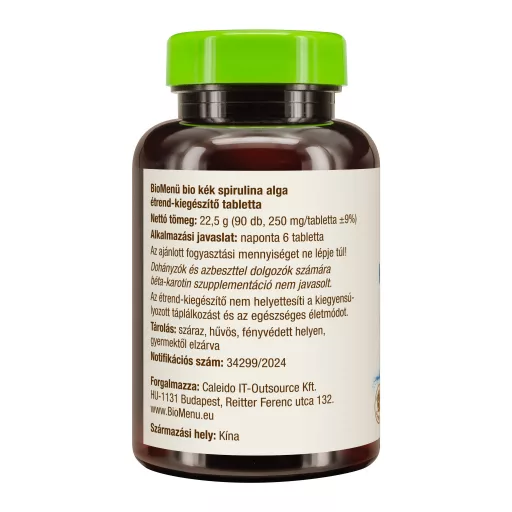 BioMenü Bio Blaue Spirulina Algen Tabletten 90 Stk