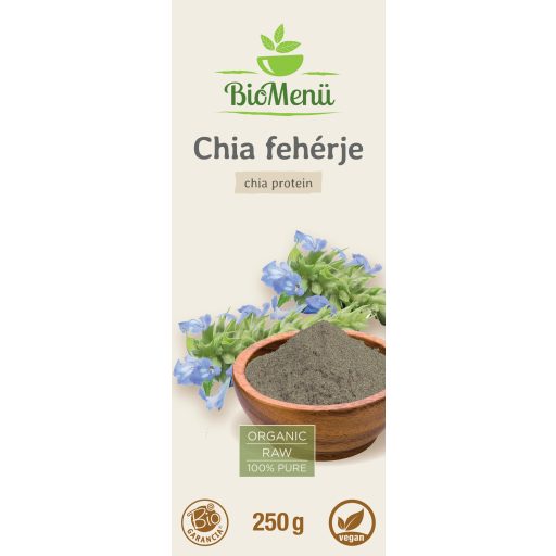 BioMenü Bio Chia-Protein 250 g Etikett