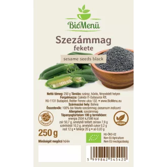 BioMenü Bio Sesamsamen schwarz 250 g Produktbild