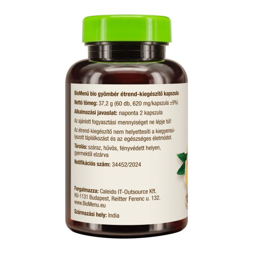 BioMenü Bio Ingwer Kapseln 60 Stk