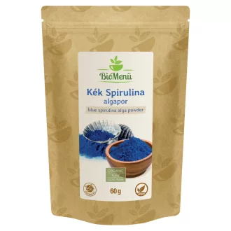 BioMenü Bio Blau Spirulina Algen Pulver 60 g Produktbild