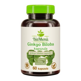 BioMenü Bio Ginkgo Biloba Kapseln 60 Stk Produktbild