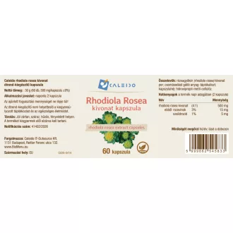 Caleido Rhodiola Rosea Extrakt Kapseln 60 Stk Produktbild
