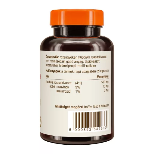 Caleido Rhodiola Rosea Extrakt Kapseln 60 Stk Produktbild rechts