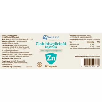 Caleido Zinkbisglycinat Kapseln 60 Stk Produktbild