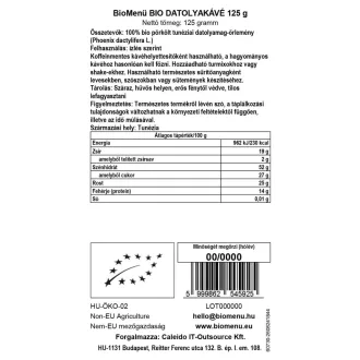BioMenü Dattelkaffee 125 g Produktbild