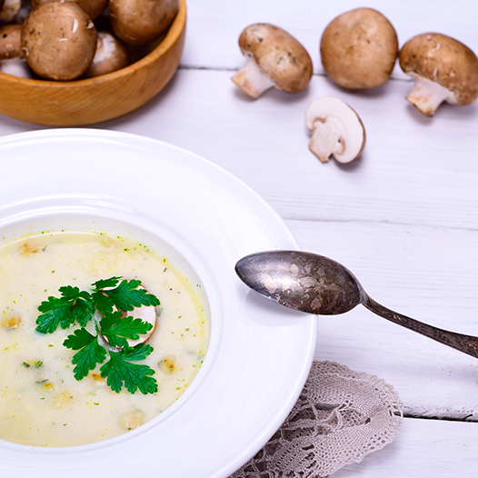 Tarkonyos-Pilzsuppe mit Ganoderma